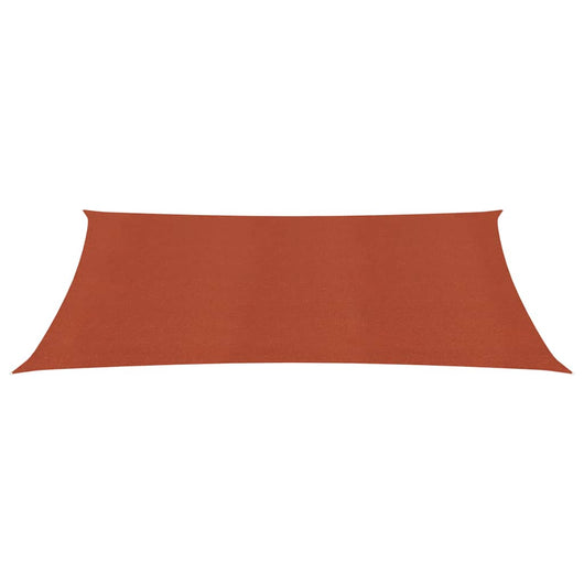 Vela Parasole 160 g/m² Rettangolare Terracotta 3,5x5 m HDPE 311352