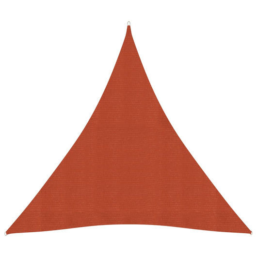 Vela Parasole 160 g/m² Terracotta 4x4x4 m in HDPE