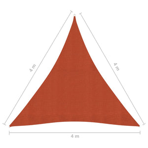 Vela Parasole 160 g/m² Terracotta 4x4x4 m in HDPE 311368