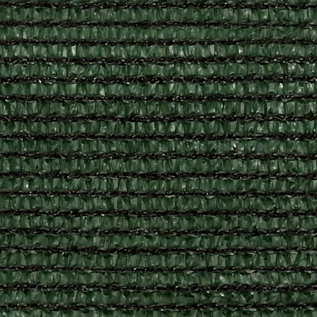 Vela Parasole 160 g/m² Verde Scuro 2,5x2,5 m in HDPE