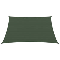 Vela Parasole 160 g/m² Verde Scuro 3x3 m in HDPE 311439