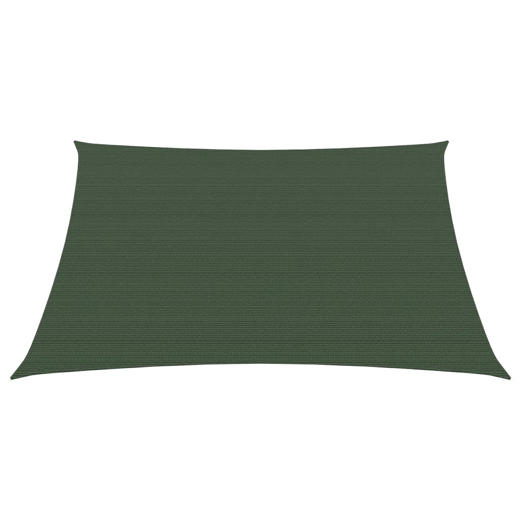 Vela Parasole 160 g/m² Verde Scuro 4x4 m in HDPE