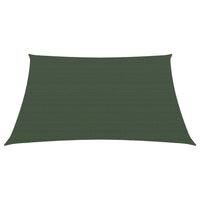 Vela Parasole 160 g/m² Verde Scuro 4x4 m in HDPE