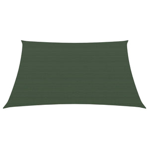 Vela Parasole 160 g/m² Verde Scuro 4x4 m in HDPE