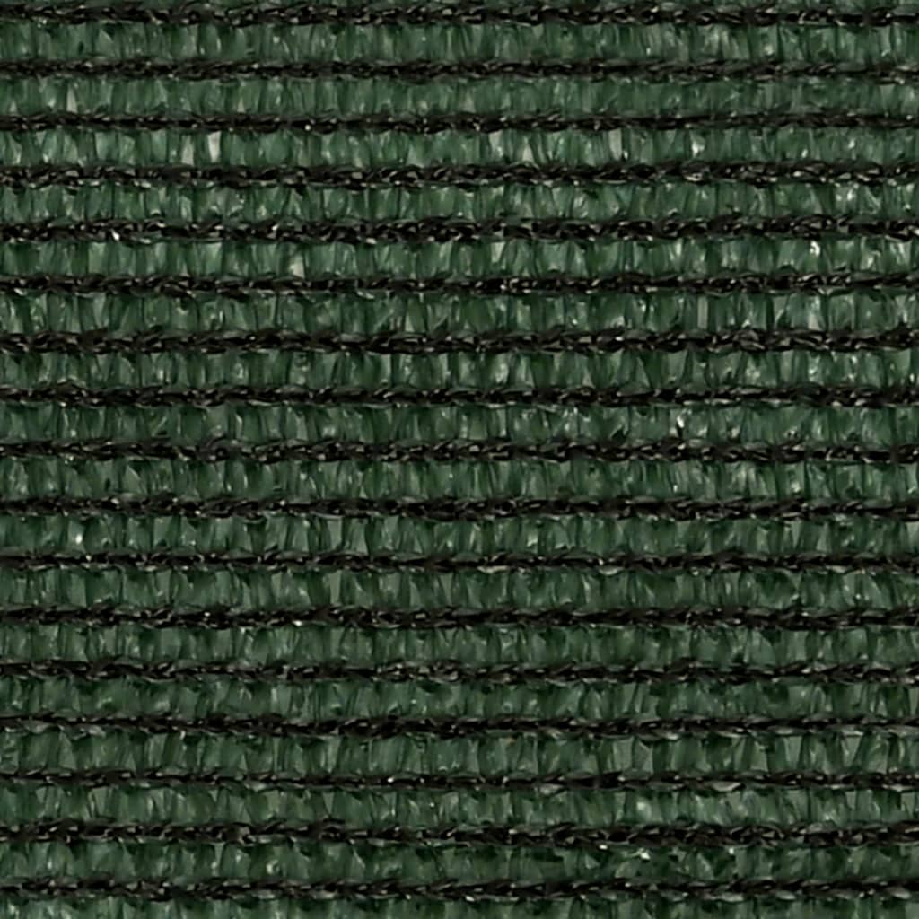 Vela Parasole 160 g/m² Verde Scuro 4,5x4,5 m in HDPE