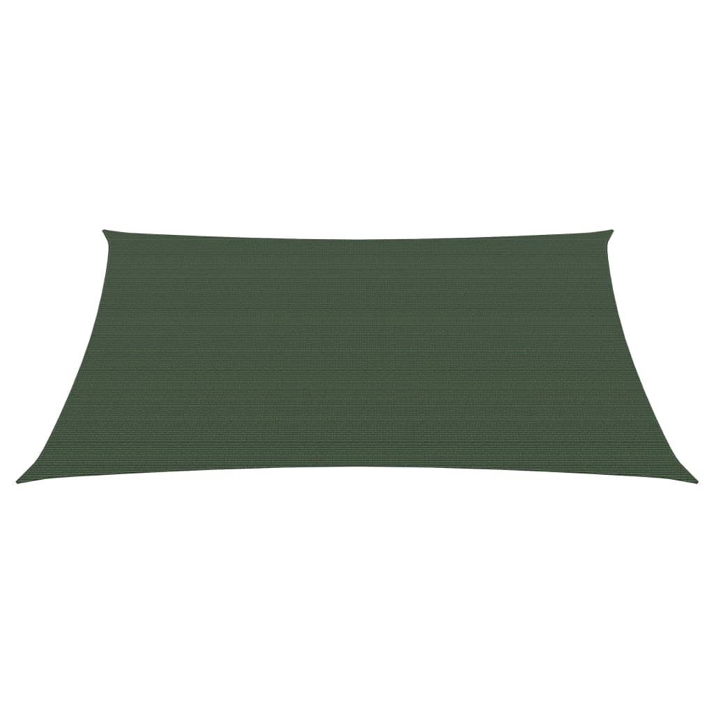 Vela Parasole 160 g/m² Verde Scuro 2x2,5 m in HDPE 311446