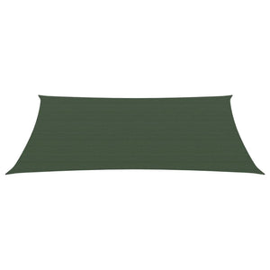 Vela Parasole 160 g/m² Verde Scuro 2,5x3,5 m in HDPE 311453