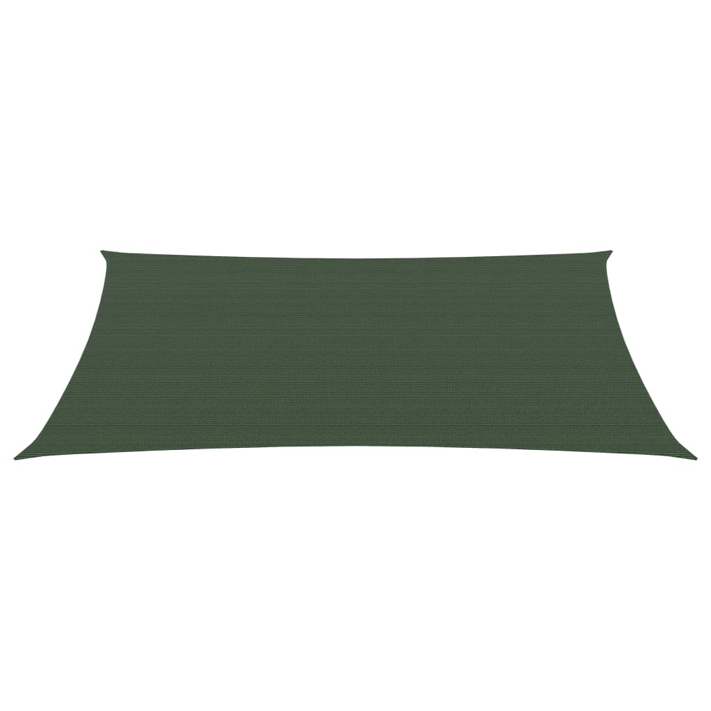 Vela Parasole 160 g/m² Verde Scuro 2,5x4,5 m in HDPE 311455