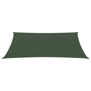 Vela Parasole 160 g/m² Verde Scuro 2,5x4,5 m in HDPE 311455