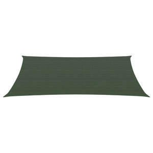 Vela Parasole 160 g/m² Verde Scuro 3x5 m in HDPE 311459