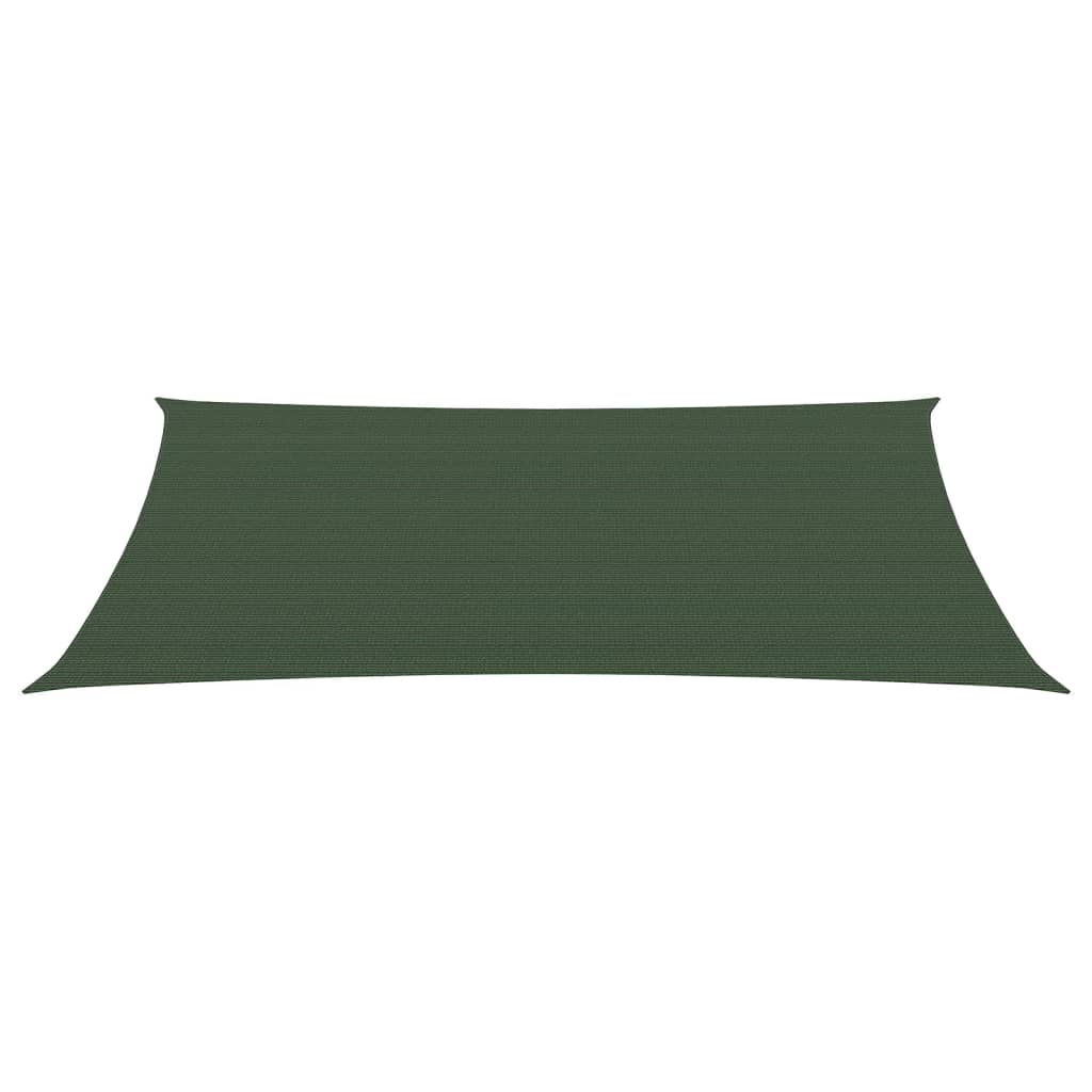 Vela Parasole 160 g/m² Verde Scuro 3x6 m in HDPE 311460