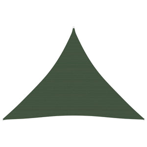 Vela Parasole 160 g/m² Verde Scuro 3,6x3,6x3,6 m in HDPE 311473