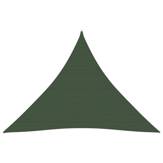 Vela Parasole 160 g/m² Verde Scuro 3,6x3,6x3,6 m in HDPE 311473