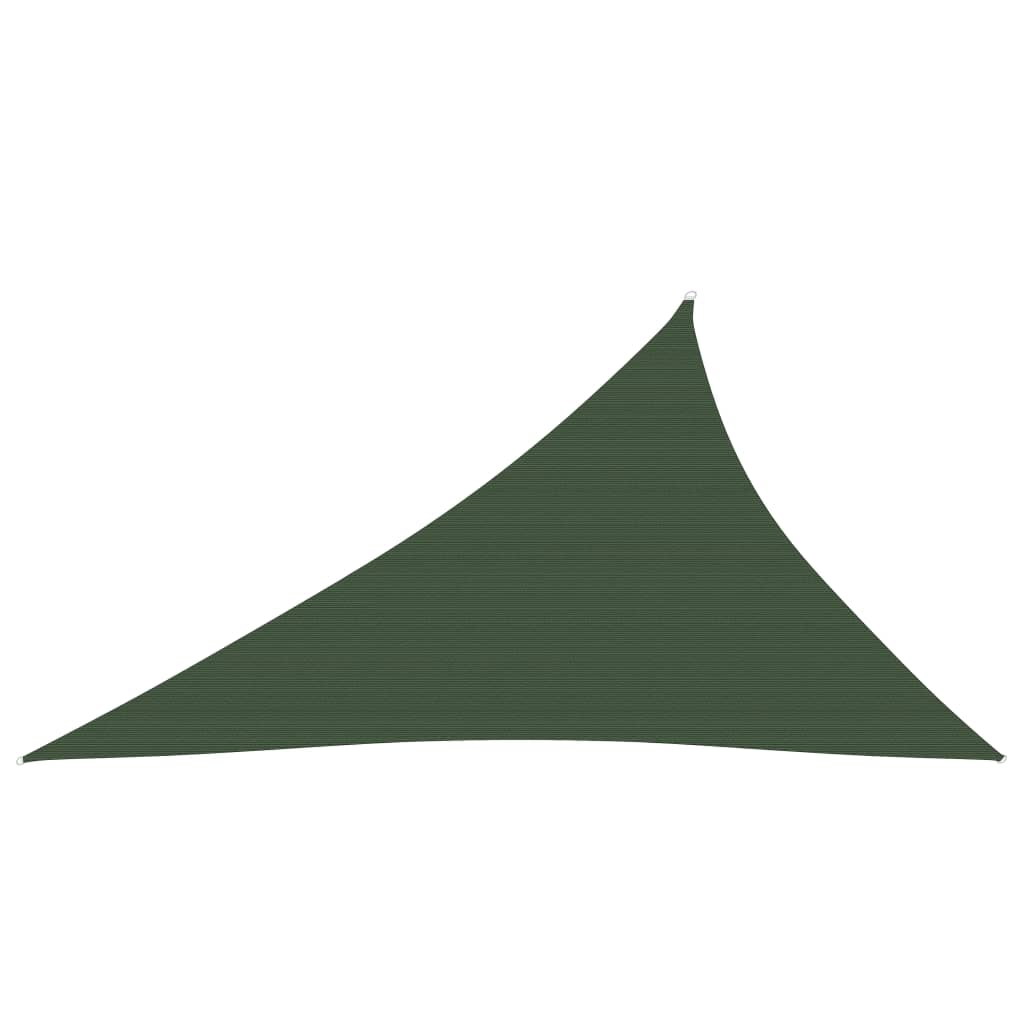 Vela Parasole 160 g/m² Verde Scuro 4x5x6,8 m in HDPE