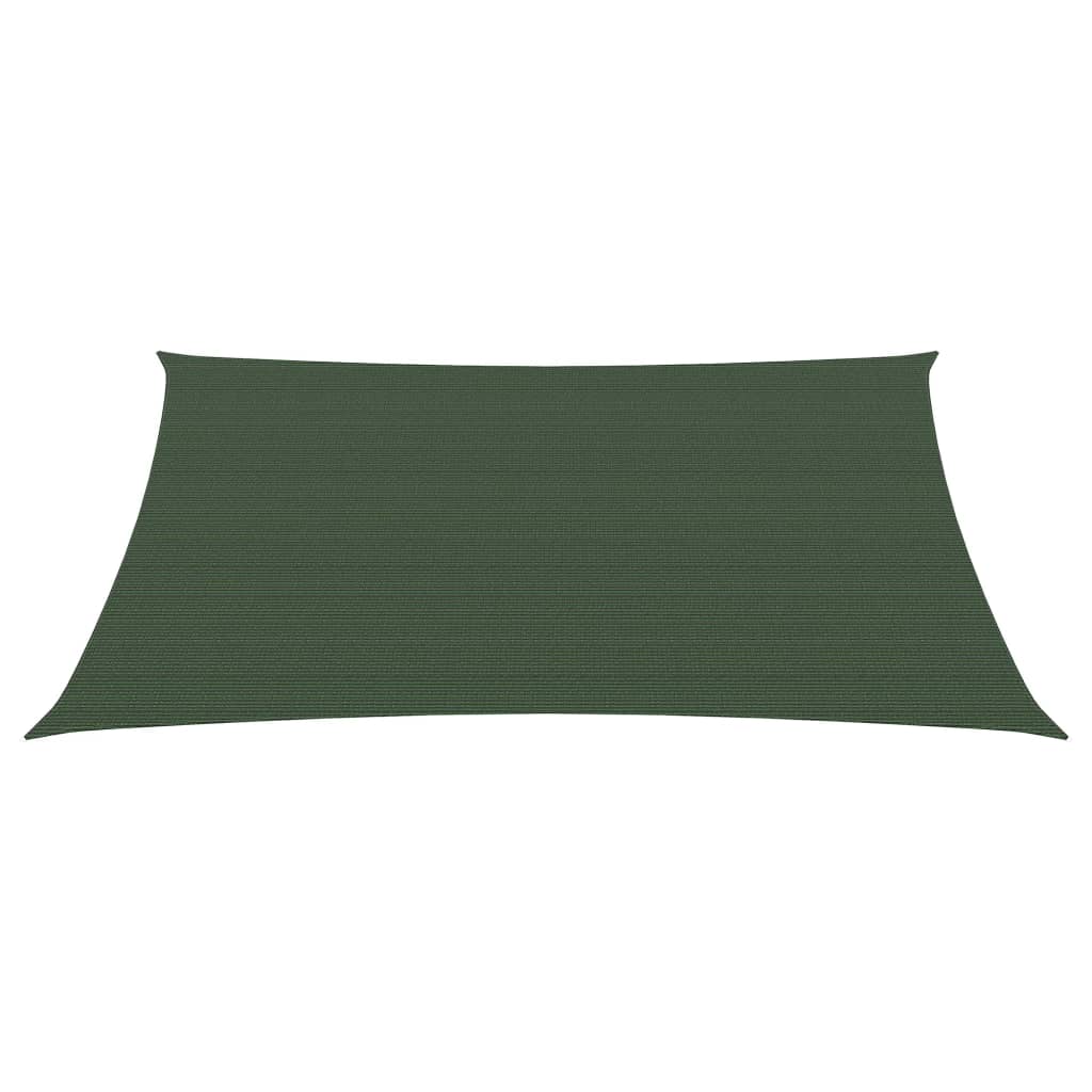 Vela Parasole 160 g/m² Verde Scuro 3/4x3 m in HDPE