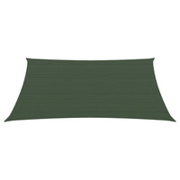 Vela Parasole 160 g/m² Verde Scuro 3/4x3 m in HDPE