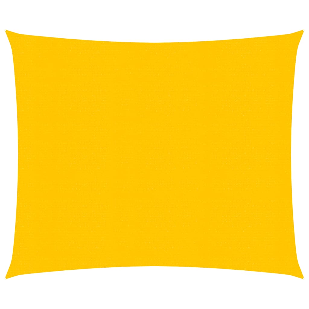 Vela Parasole 160 g/m² Quadrata Giallo 4,5x4,5 m in HDPE 311552