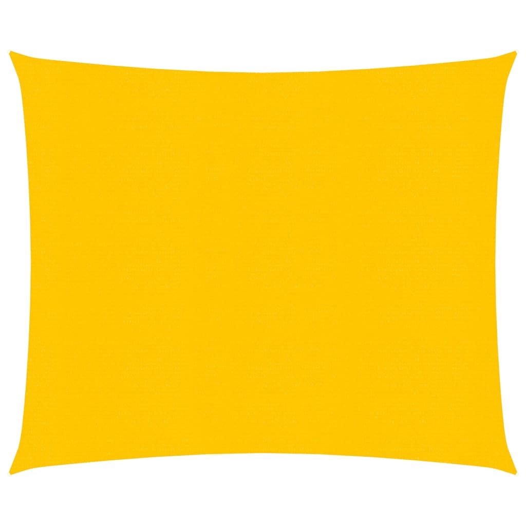 Vela Parasole 160 g/m² Quadrata Giallo 5x5 m in HDPE 311553