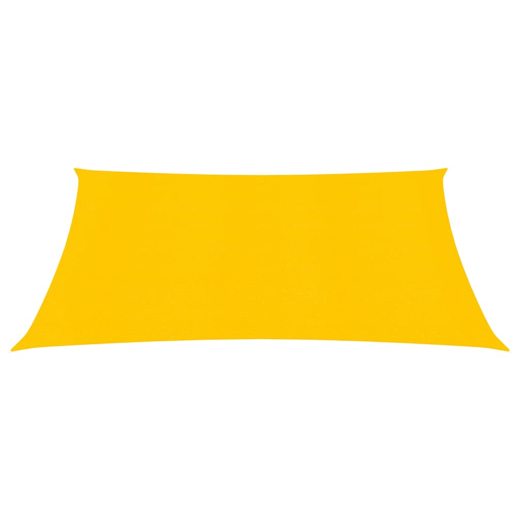 Vela Parasole 160 g/m² Rettangolare Giallo 2x2,5 m in HDPE 311556