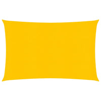 Vela Parasole 160 g/m² Rettangolare Giallo 2x3 m in HDPE 311557