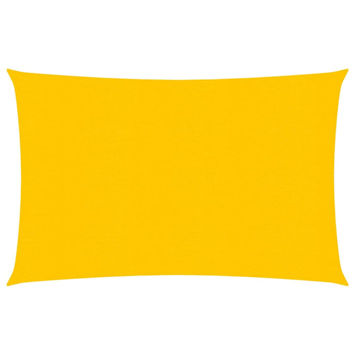 Vela Parasole 160 g/m² Rettangolare Giallo 2x3 m in HDPE 311557