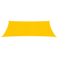 Vela Parasole 160 g/m² Rettangolare Giallo 2x3 m in HDPE 311557