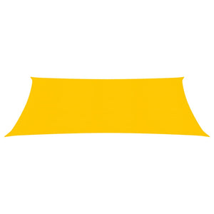 Vela Parasole 160 g/m² Rettangolare Giallo 2x3 m in HDPE 311557