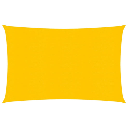 Vela Parasole 160 g/m² Rettangolare Giallo 3,5x4,5 m in HDPE 311571