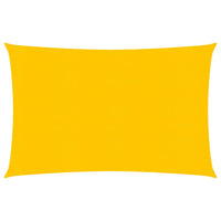 Vela Parasole 160 g/m² Rettangolare Giallo 4x5 m in HDPE 311573