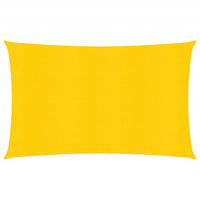 Vela Parasole 160 g/m² Rettangolare Giallo 4x6 m in HDPE 311574