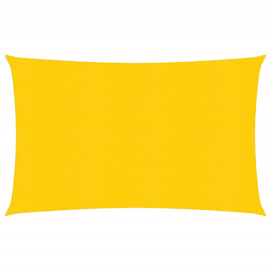 Vela Parasole 160 g/m² Rettangolare Giallo 4x6 m in HDPE 311574