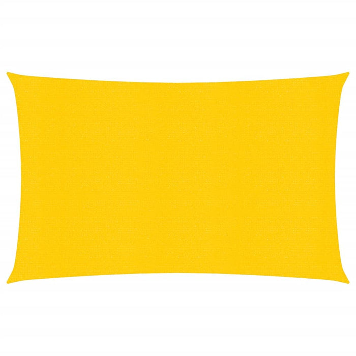 Vela Parasole 160 g/m² Rettangolare Giallo 4x6 m in HDPE 311574