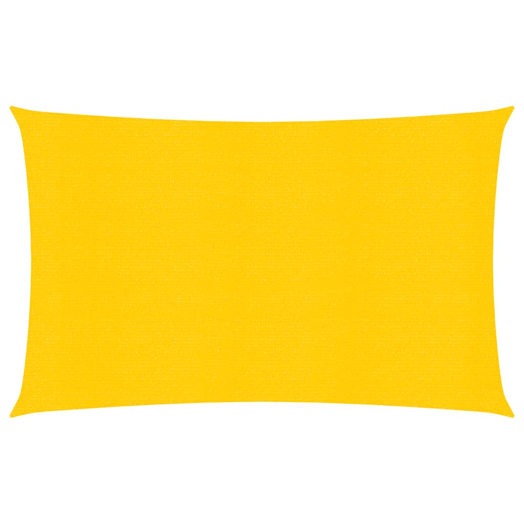 Vela Parasole 160 g/m² Rettangolare Giallo 6x8 m in HDPE 311580