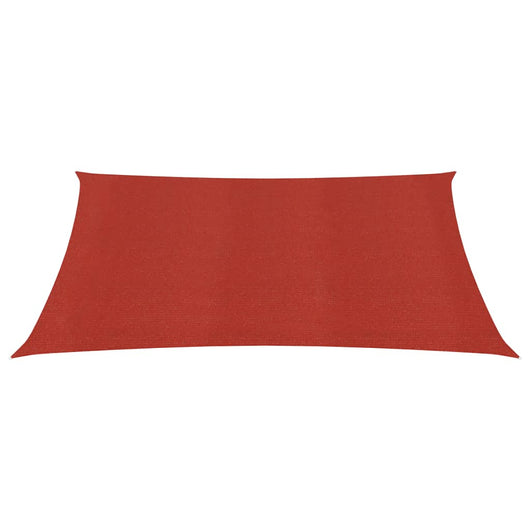 Vela Parasole 160 g/m² Rossa 3,6x3,6 m in HDPE