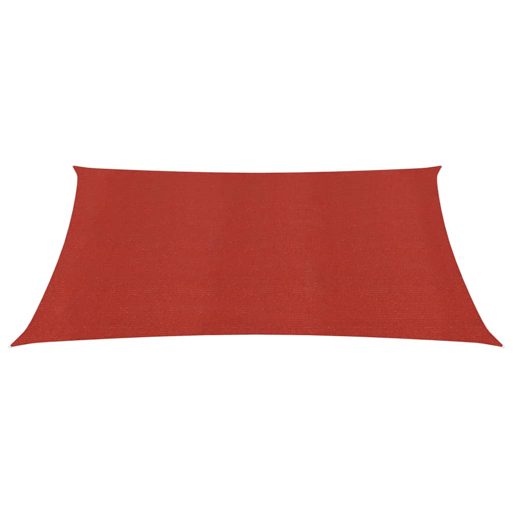 Vela Parasole 160 g/m² Rossa 4x4 m in HDPE 311606