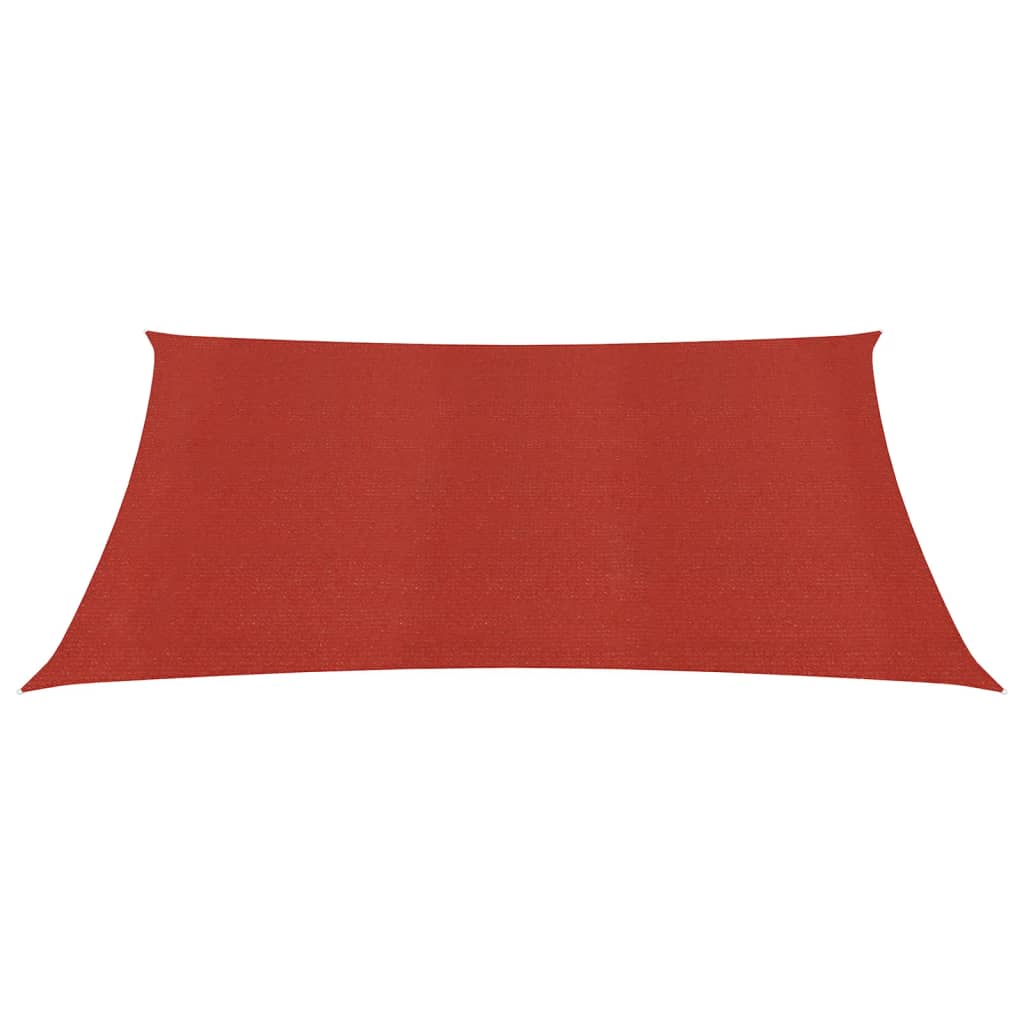 Vela Parasole 160 g/m² Rossa 5x5 m in HDPE 311608