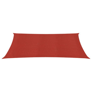 Vela Parasole 160 g/m² Rossa 2x3,5 m in HDPE 311613