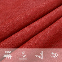 Vela Parasole 160 g/m² Rossa 3x4 m in HDPE 311622