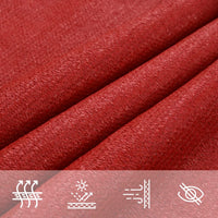 Vela Parasole 160 g/m² Rossa 4/5x3 m in HDPE 311655