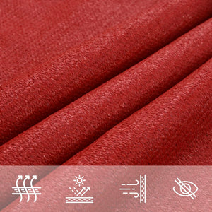 Vela Parasole 160 g/m² Rossa 4/5x3 m in HDPE 311655