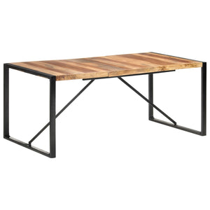 Tavolo da Pranzo 180x90x75 cm Legno Massello Finitura Sheesham