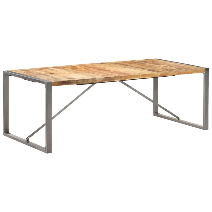 Tavolo da Pranzo 220x100x75cm in Legno Massello di Mango Grezzo cod mxl 29850