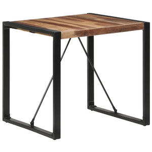 Tavolo da Pranzo 80x80x75 cm Legno Massello Finitura Sheesham 321602