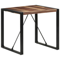 Tavolo da Pranzo 80x80x75 cm Legno Massello Finitura Sheesham 321602