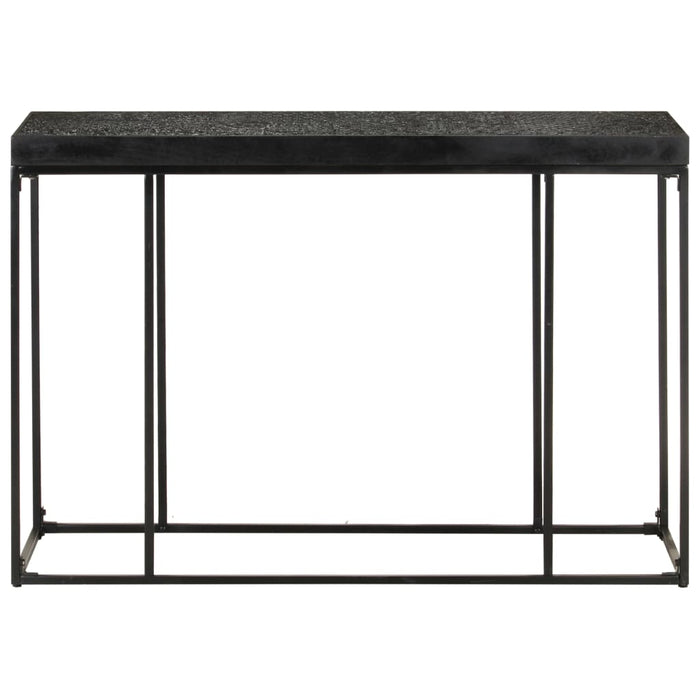 Tavolo Consolle Nero 110x35x76 cm Massello di Acacia e Mango cod mxl 54879