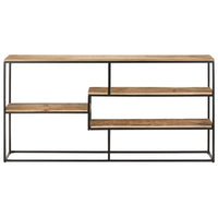 Credenza 150x30x75 cm in Legno di Mango Grezzo 321617