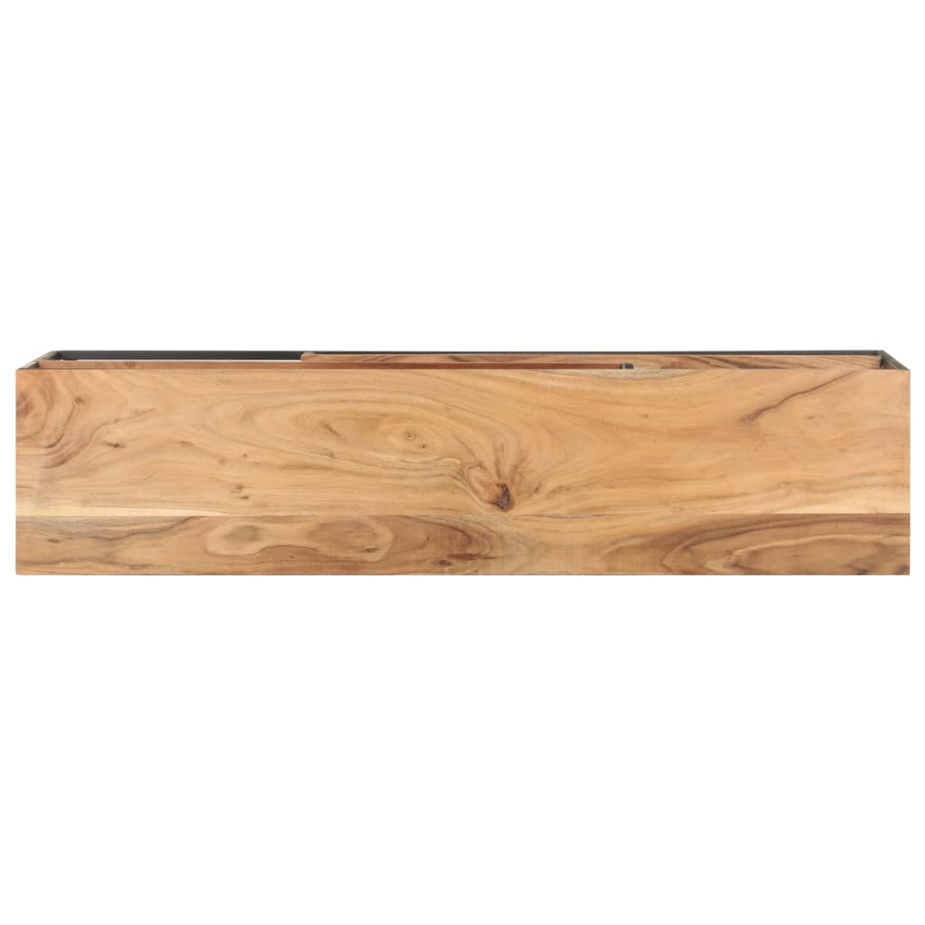 Mobile Porta TV 130x30x45 cm in Legno Massello di Acacia cod mxl 54892