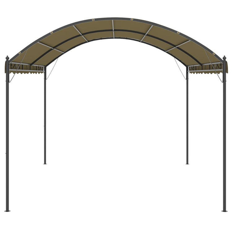 Gazebo 4x3x2,6 m Grigio Talpa 180 g/m² 312217