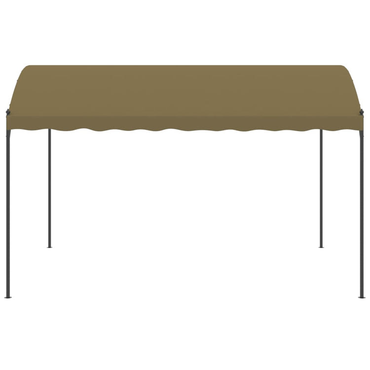 Gazebo 4x3x2,6 m Grigio Talpa 180 g/m² 312217