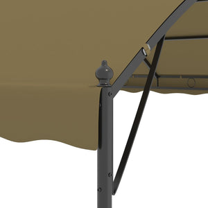 Gazebo 4x3x2,6 m Grigio Talpa 180 g/m² 312217